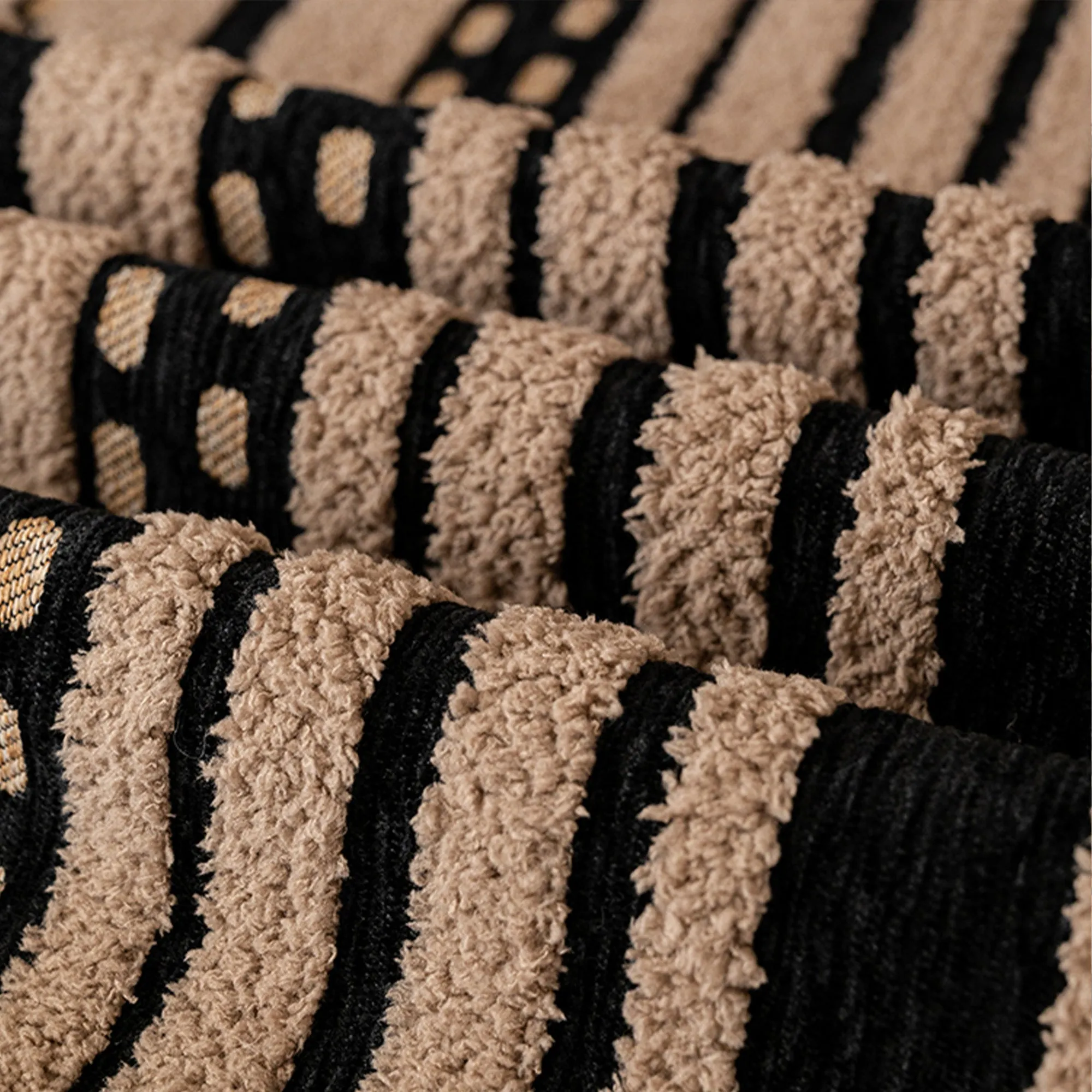 Metro Stripe Chenille Sofa Cover