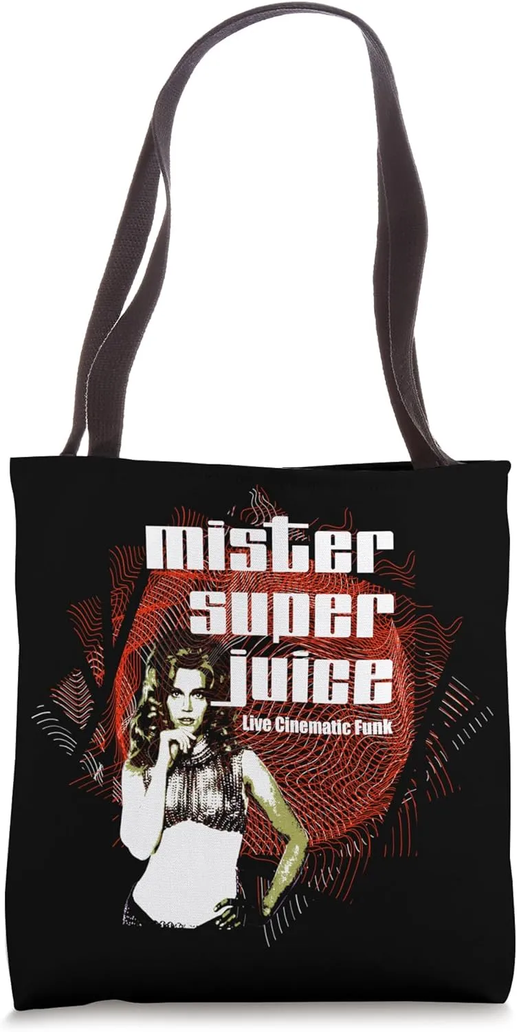 Mister Super Juice Barb/Pattern Tote Bag