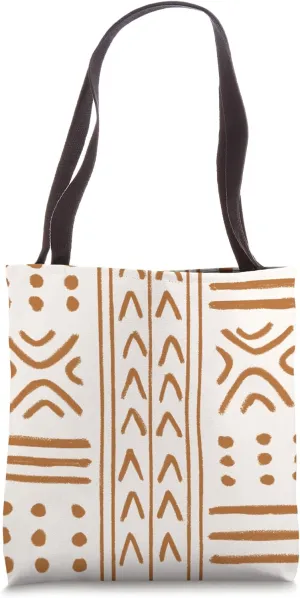 Modern African Tribal Pattern Lovers Tote Bag