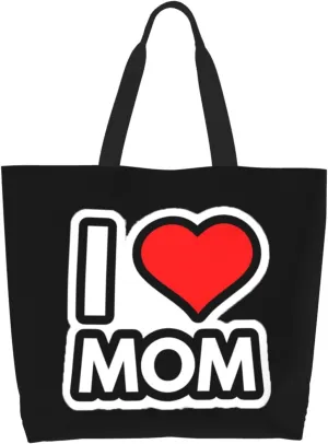 Mothers Day Tote bag Large Reusable Shoulder mom tote Bag Travel Bag With Inner Pocket MamaTote Bag Mothers gift