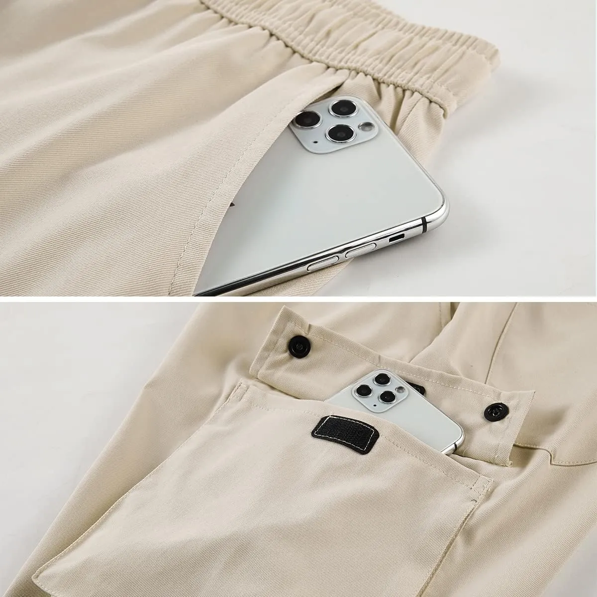 Msmsse Women's Cargo Hiking Shorts Soft Casual Lightweight Sports Knee Length Summer Shorts