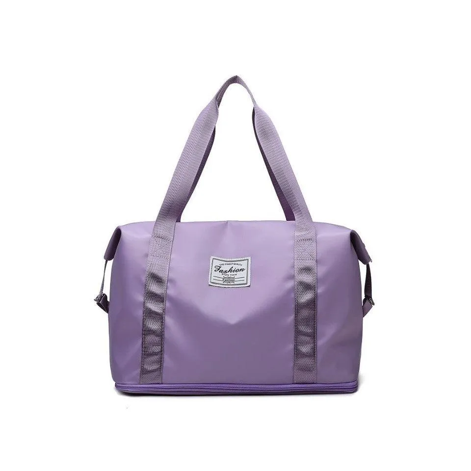 Multi-Function Foldable Expandable Travel Bag-Baby Pink