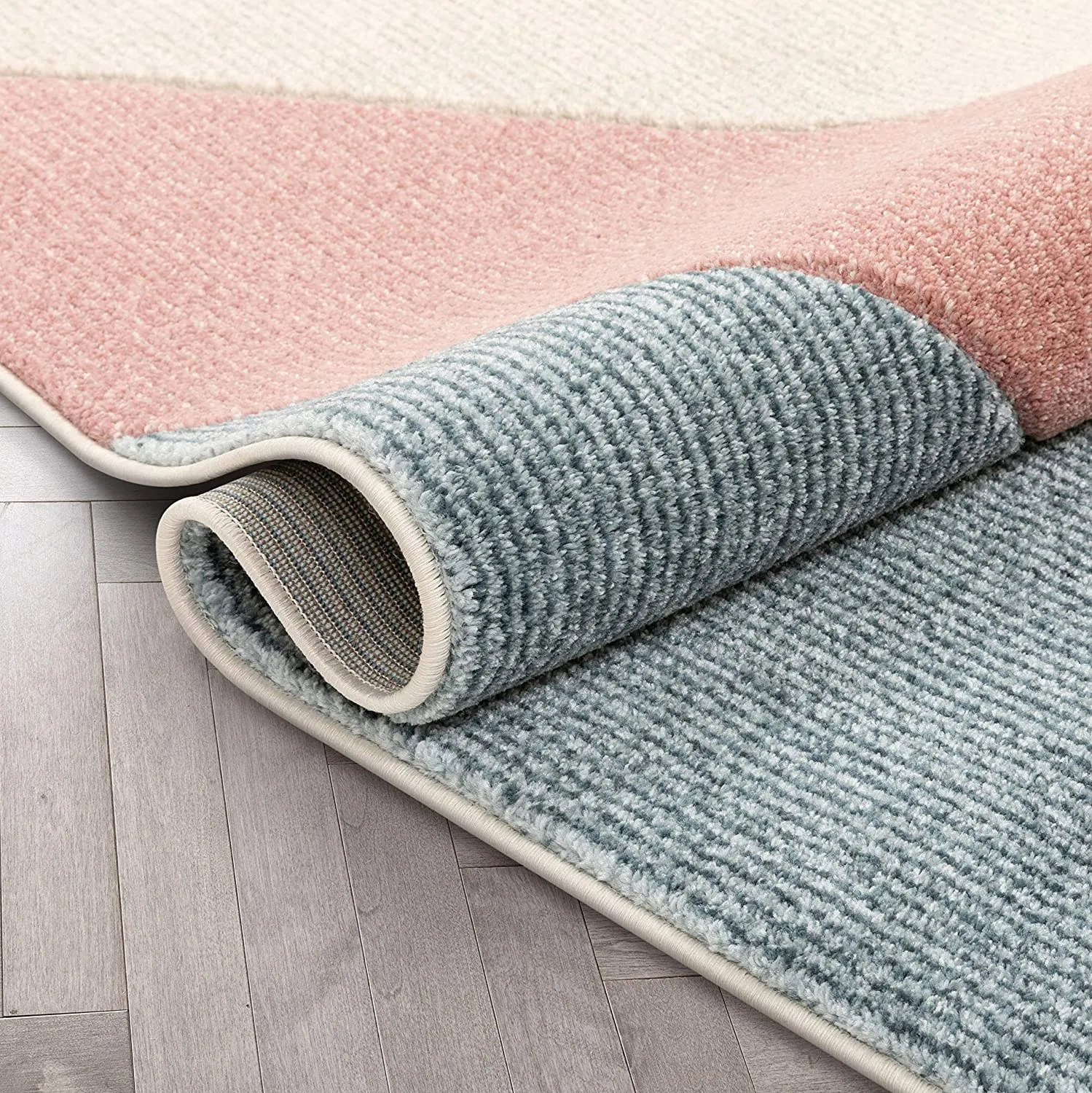 Multi Modern Geometric Triangle Pattern Area Rug