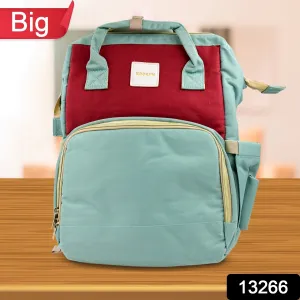 Multipurpose Large Capacity Moms Backpack Diaper Bag (1 Pc  17 Pocket  Big)
