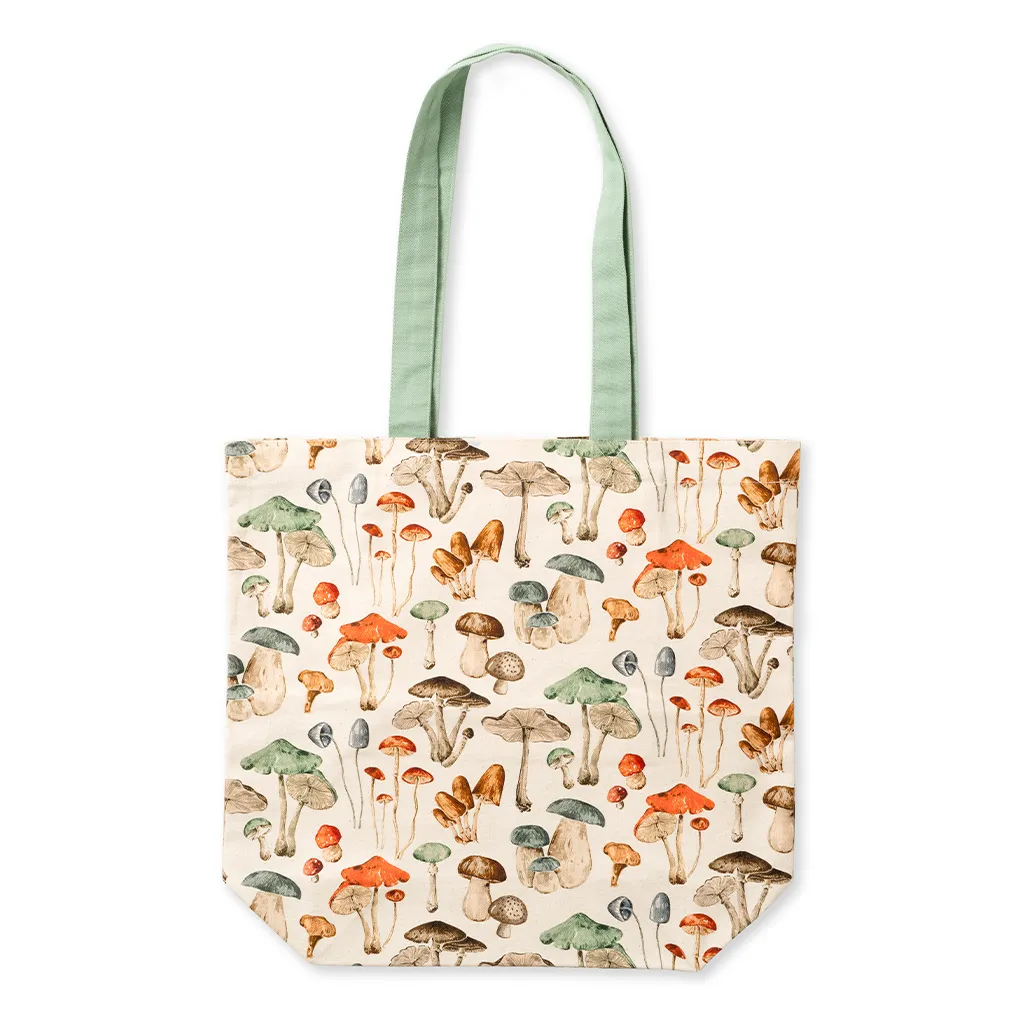 Mushroom Pattern Tote Bag
