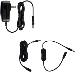 MyVolts 9V Power Supply Adaptor Compatible with Roadhawk DC-1, DC-2, DC-3, HD-2 Dashboard Camera - US Plug with Extension and ON/Off Switch
