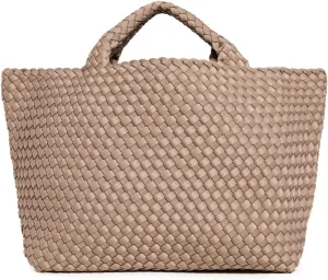 Bamboo Weave Woven Tote Bags