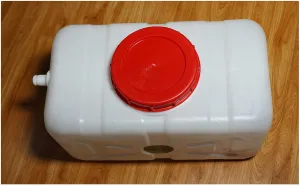 NAKAN Large Portable Water Container with Faucet, Large -Capacity Water Tank, Water Storage Camping Kettle, for Camping Outdoor Hiking(Color:150L)
