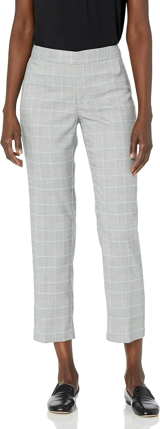 Nanette Nanette Lepore Women's Ankle Skinny Fly Front Plaid T