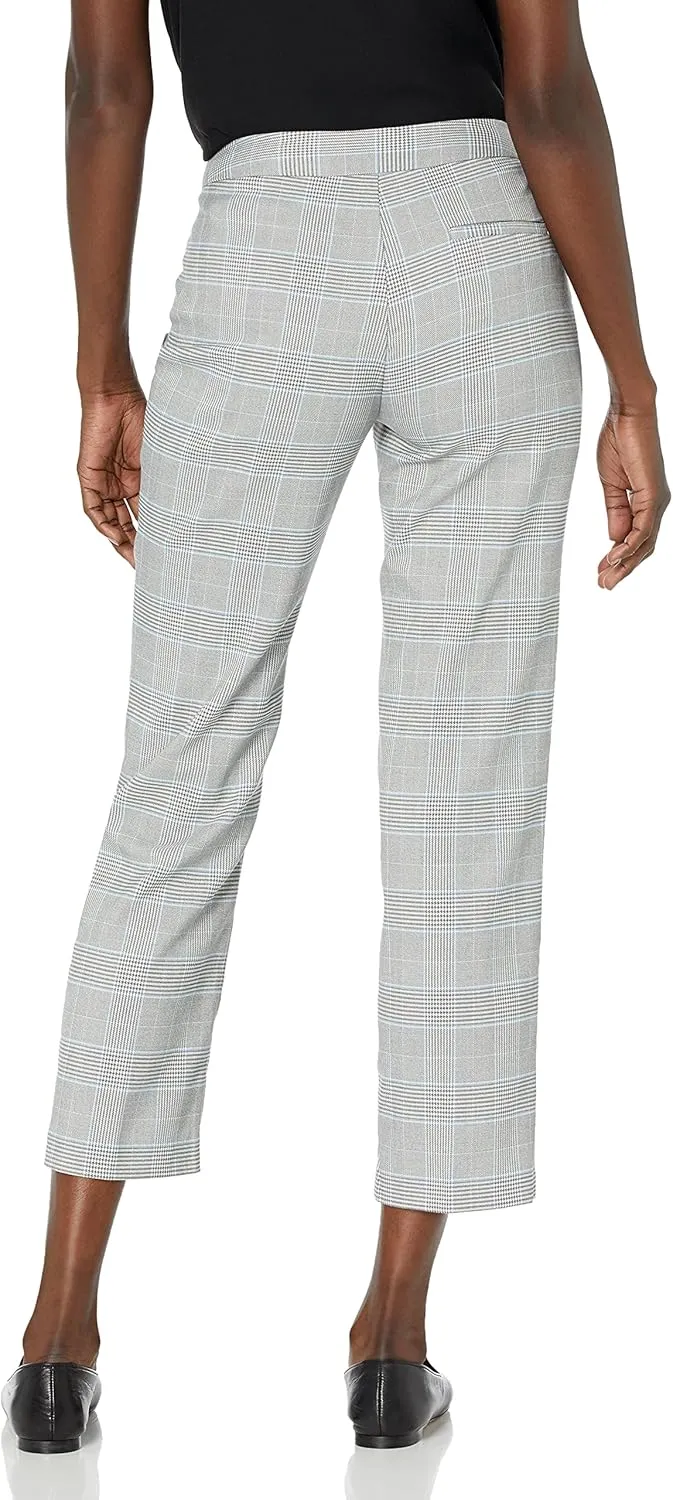 Nanette Nanette Lepore Women's Ankle Skinny Fly Front Plaid T