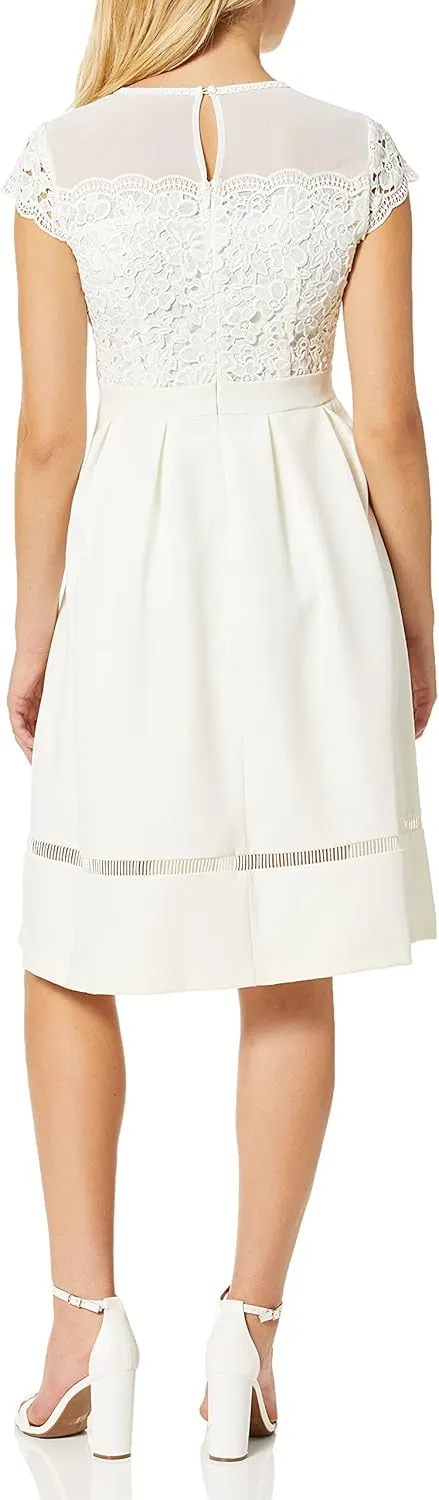Nanette Nanette Lepore Women's Cap SLV F&f W/Lace Bodice