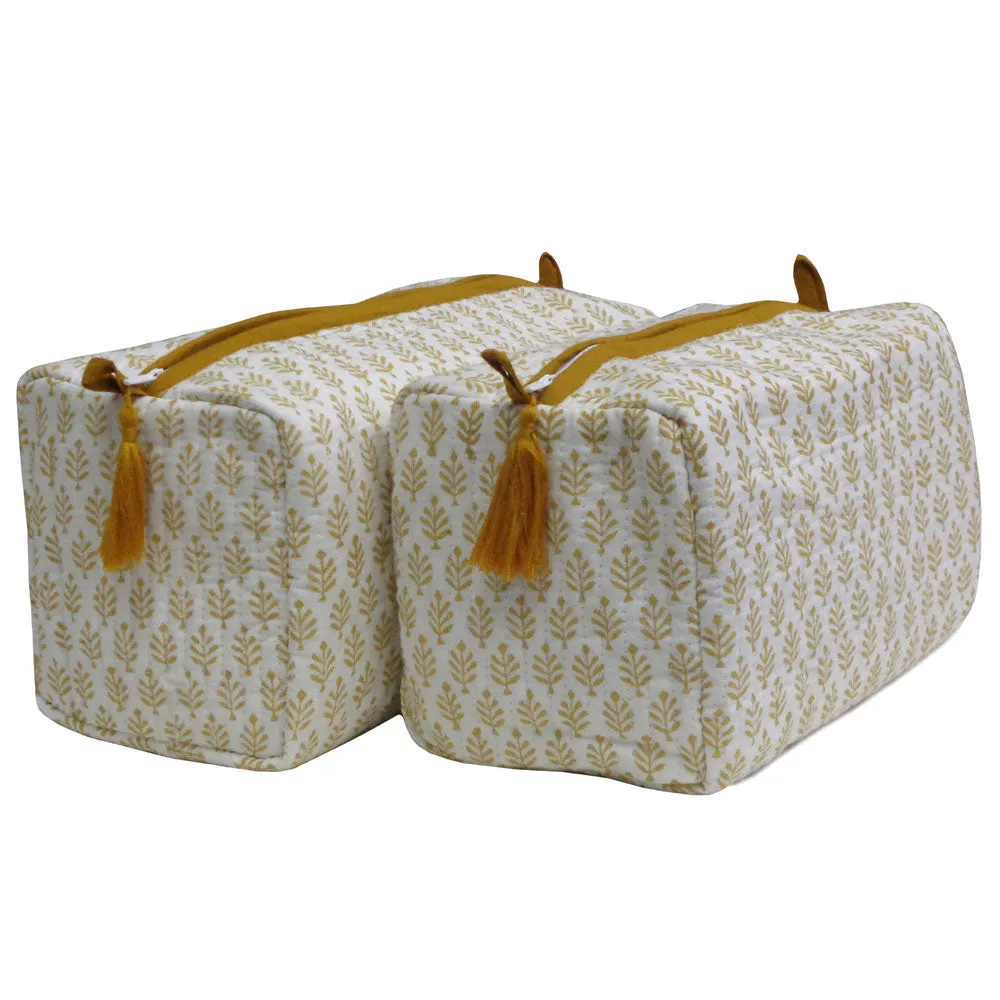 Nappy / Cosmetic Bag Set ~ Sandalwood Tulsi