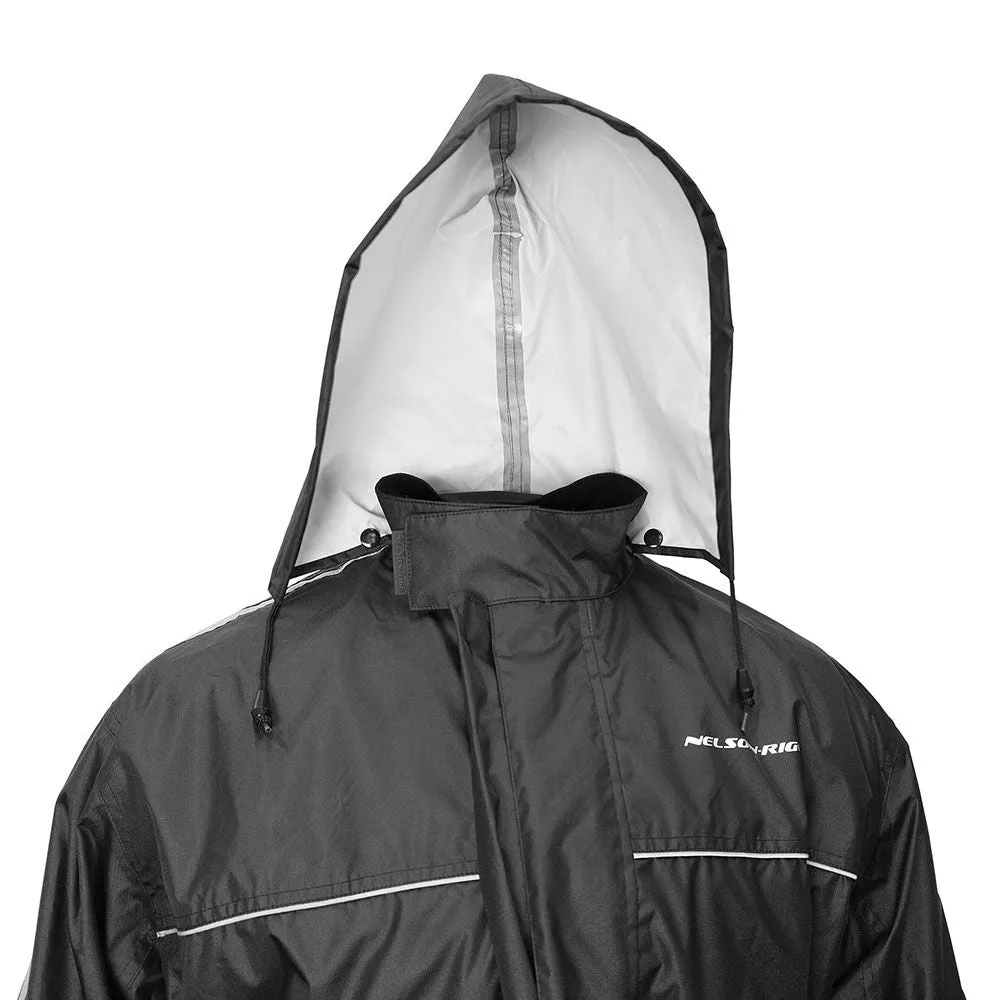 Nelson-Rigg RAIN JACKET SOLO STORM Black SSJ-BLK-07-4X (CTN 5)