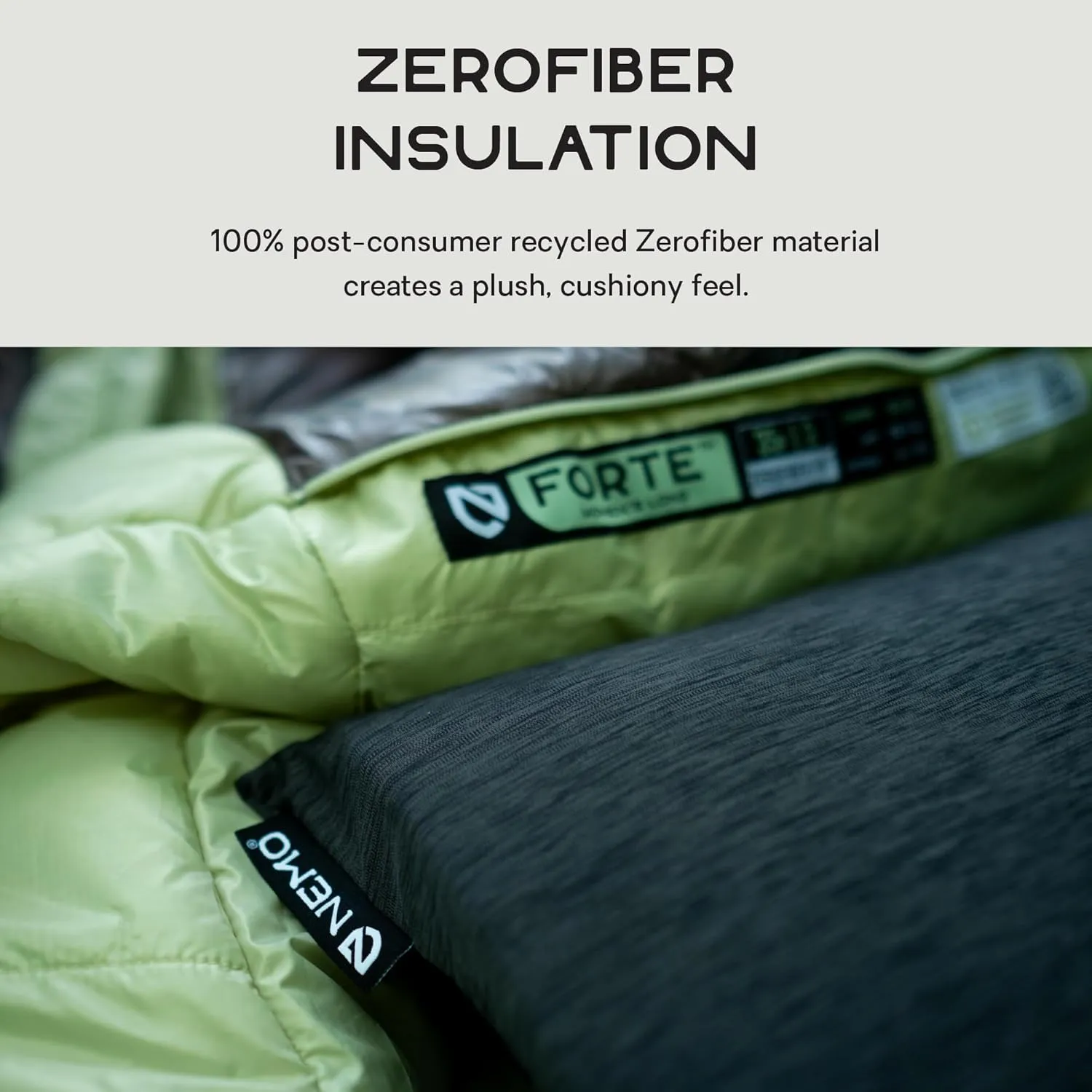 NEMO Equipment Fillo Elite Ultralight Backpacking Pillow - Black Pearl/Citron - One Size