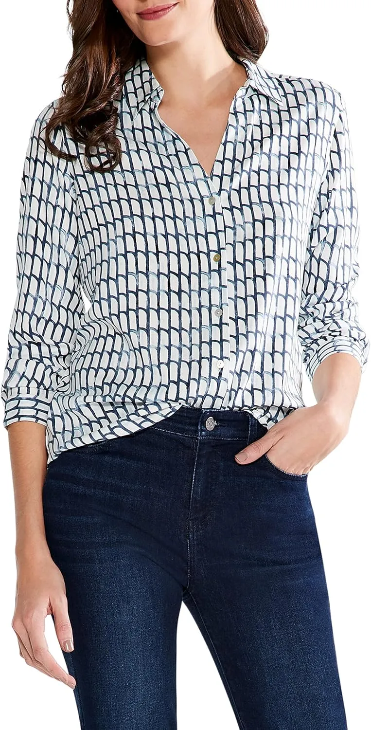 NIC ZOE Women's Lattice Live in Shirt
