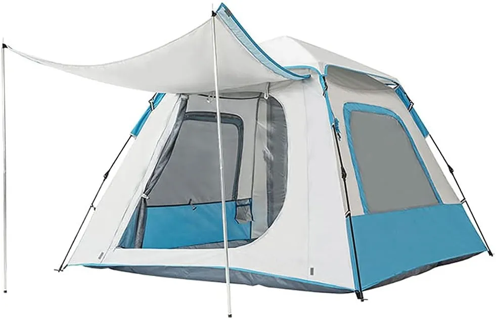 NIEH 3-4 Person Instant Pop-up Tent Dome Tent for Outdoor Camping, Automatic Quick-Opening Breathable Sunscreen Portable Foldable