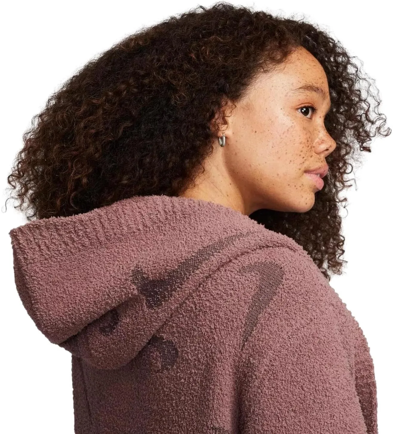 Nike Women's Sportswear Phoenix Cozy Bouclé Loose Long Knit Cardigan