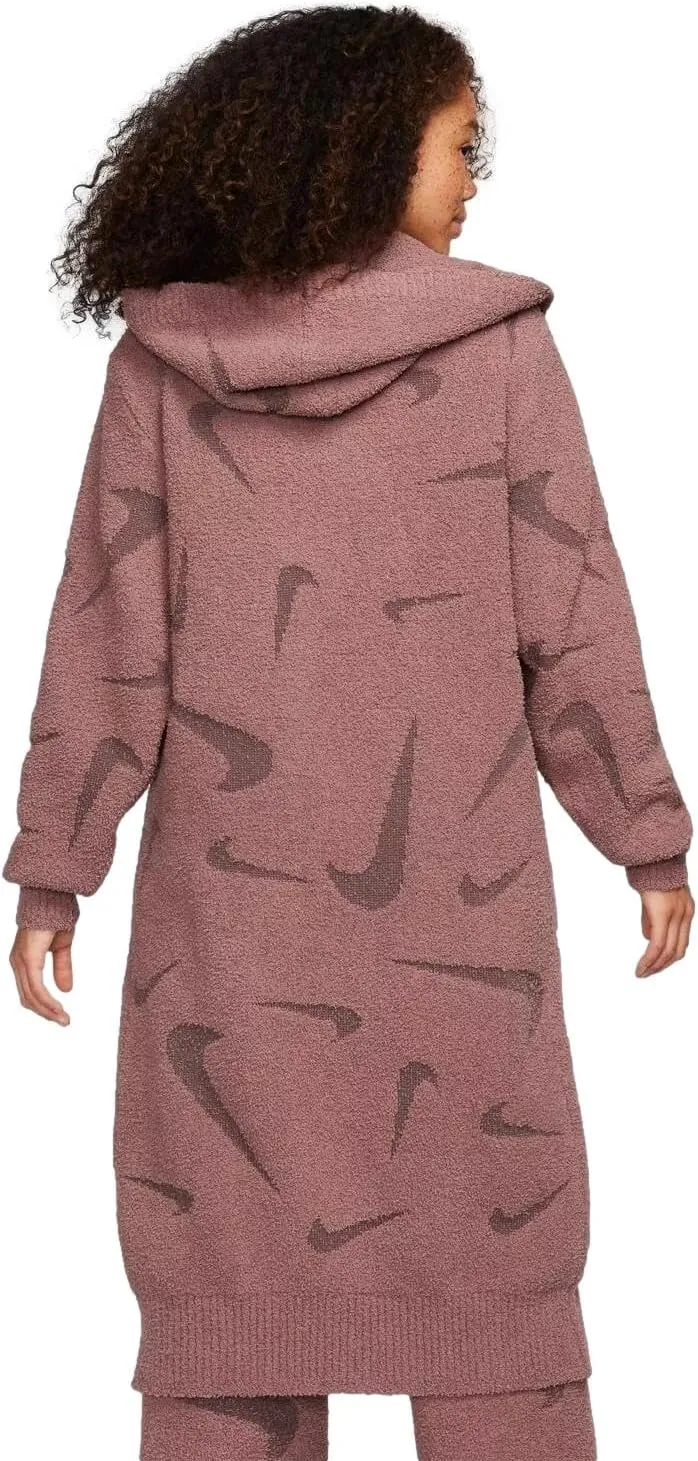 Nike Women's Sportswear Phoenix Cozy Bouclé Loose Long Knit Cardigan