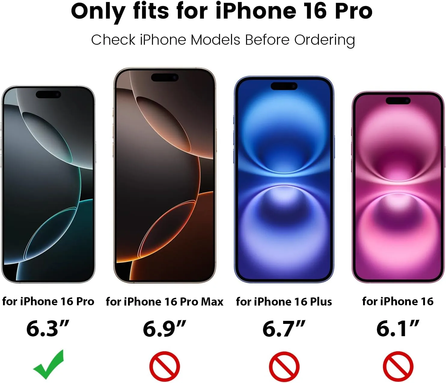 Nillkin for Phone 16 Pro case, CamShield Pro 16 Pro Case with Slide Camera Cover, Back Cover Compatible with Phone 16 Pro 5G Slim case 6.3'' Black