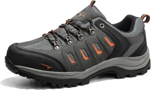 NORTIV 8 Men's Waterproof Hiking Shoes Leather Low-Top Hiking Shoes for Outdoor Trailing Trekking Camping Walking Quest