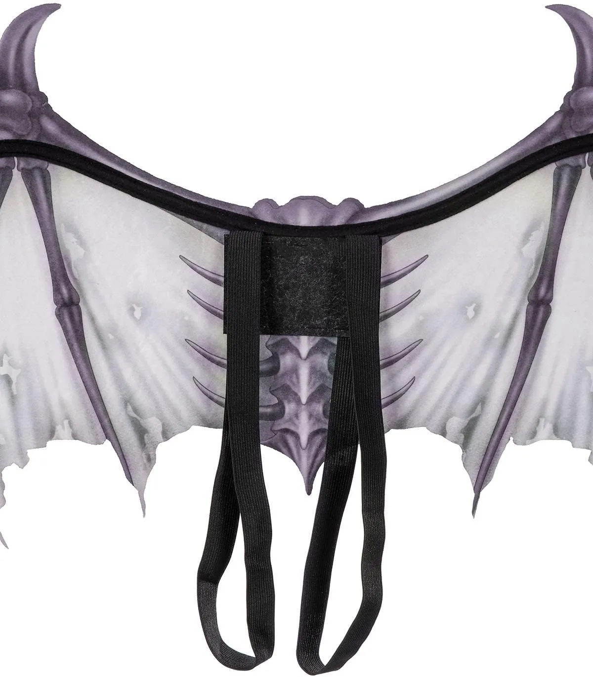 Novelty 3D Devil Bone Wings Costume Accessories for Halloween Scary Demon Cosplay Decoration