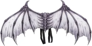 Novelty 3D Devil Bone Wings Costume Accessories for Halloween Scary Demon Cosplay Decoration
