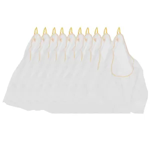 Nylon Gauze Honey Filter Mesh Bag Good Usability for Removing Impurities Kitchen Essentials 10PCS