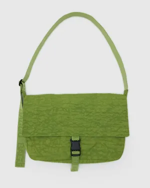 Nylon Messenger Bag - Green Juice