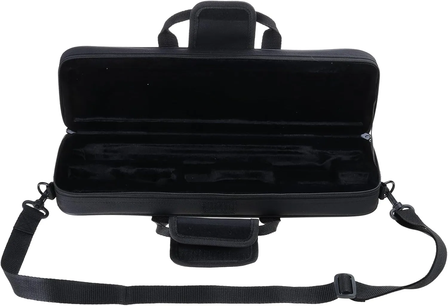 Nylon Padded Flute Bag Carry Case Covers Portable Flute Handbag Shoulder Bag Soft Lining 16 Holes Flute Bag Carry Case