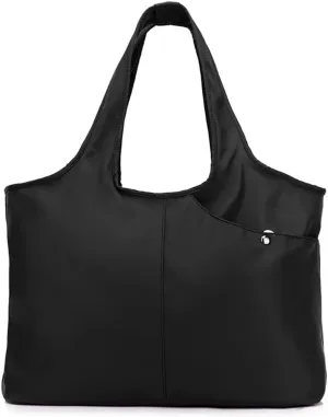 Nylon Tote Handbag for Women Large Top Handle Bag Lightweight Mommy Bag Multi Pocket Travel Satchel Shopping Bag