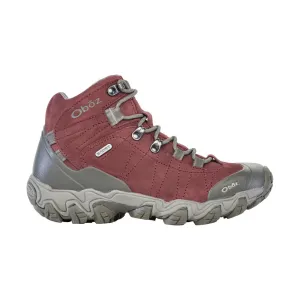 Oboz Women's Bridger Mid Waterproof Hiking Boot - Port