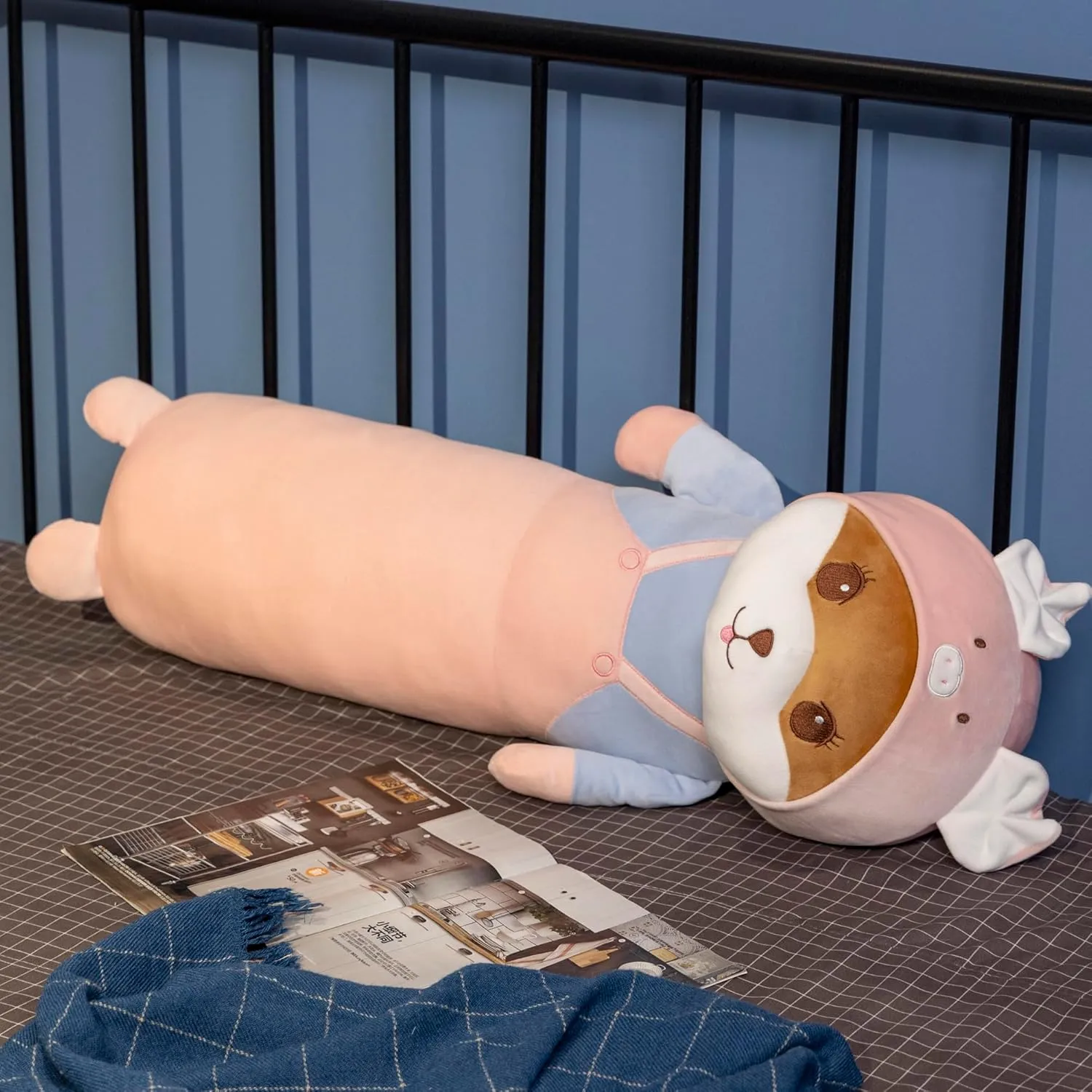 Oinky | Cute Pig Stuffed Animal 24.8''- Long Body Hugging Toy for Anxiety & Sleep, Soft Plush Emotional Support Pillow for Kids, Adults, Girlfriend, Bed & Room Decor