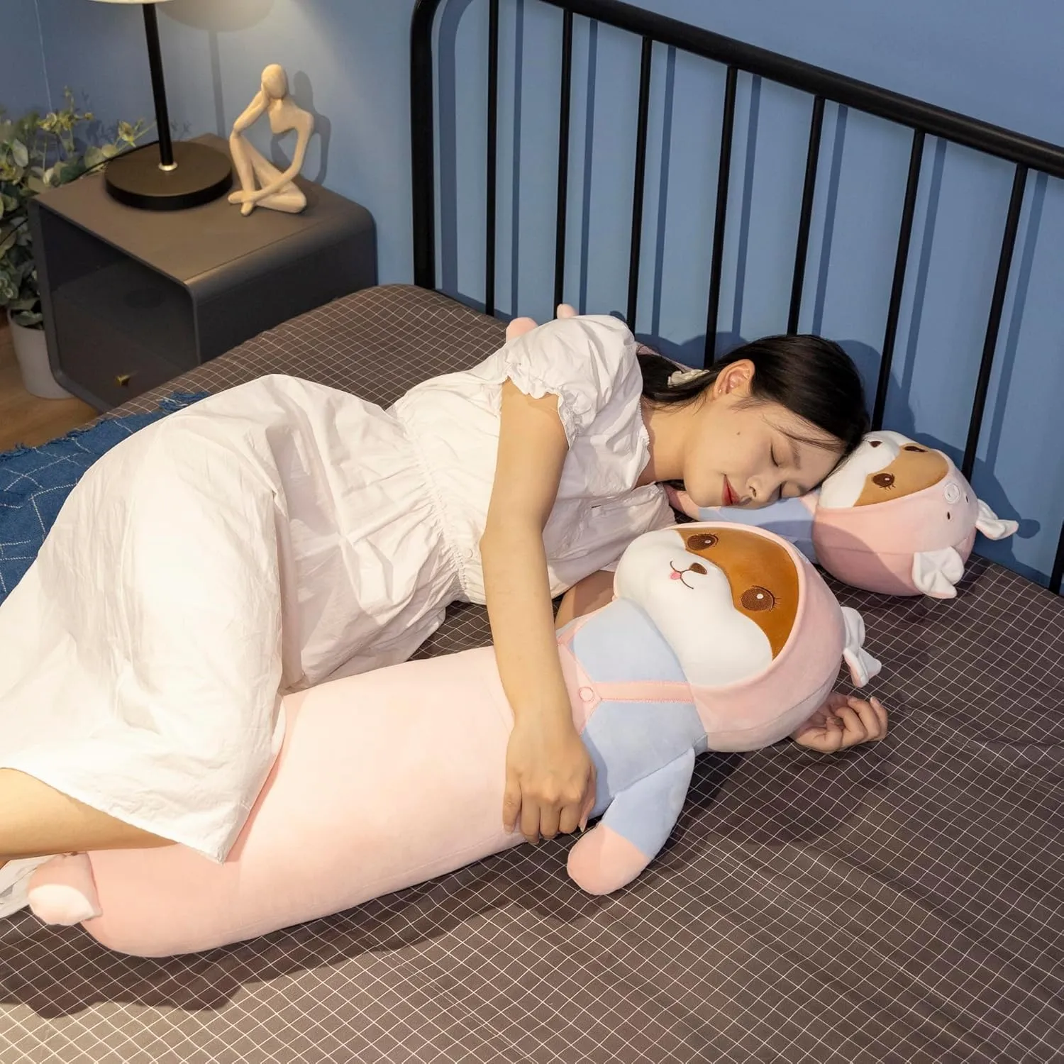 Oinky | Cute Pig Stuffed Animal 24.8''- Long Body Hugging Toy for Anxiety & Sleep, Soft Plush Emotional Support Pillow for Kids, Adults, Girlfriend, Bed & Room Decor