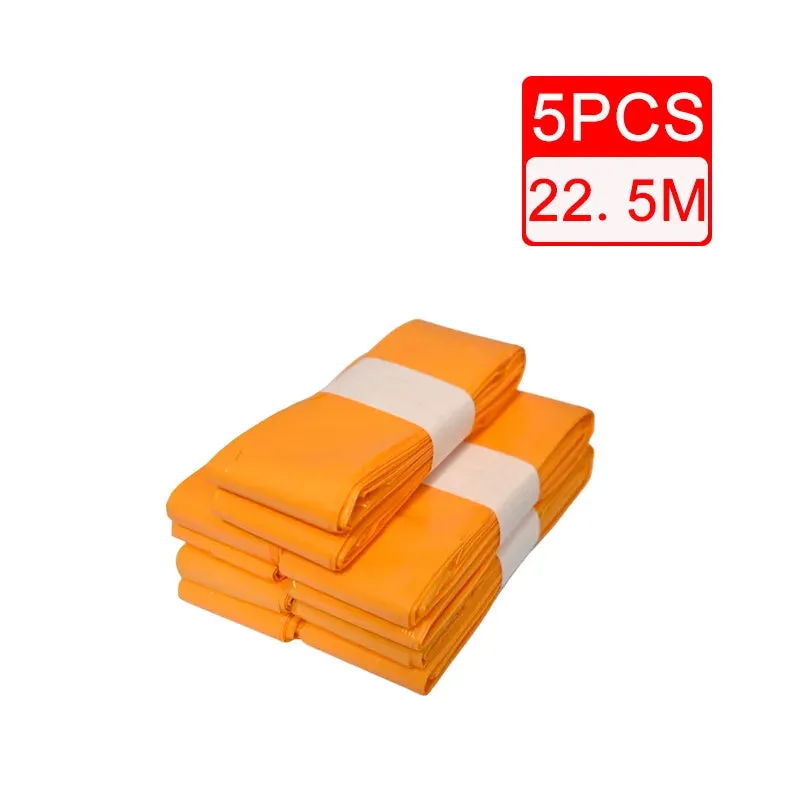 Orange Diaper Pail Refill Bags for Angelcare, Sangenic, Tommee Tippee, Twist & Click, Genie, Munchkin (1/5/10 Pack)