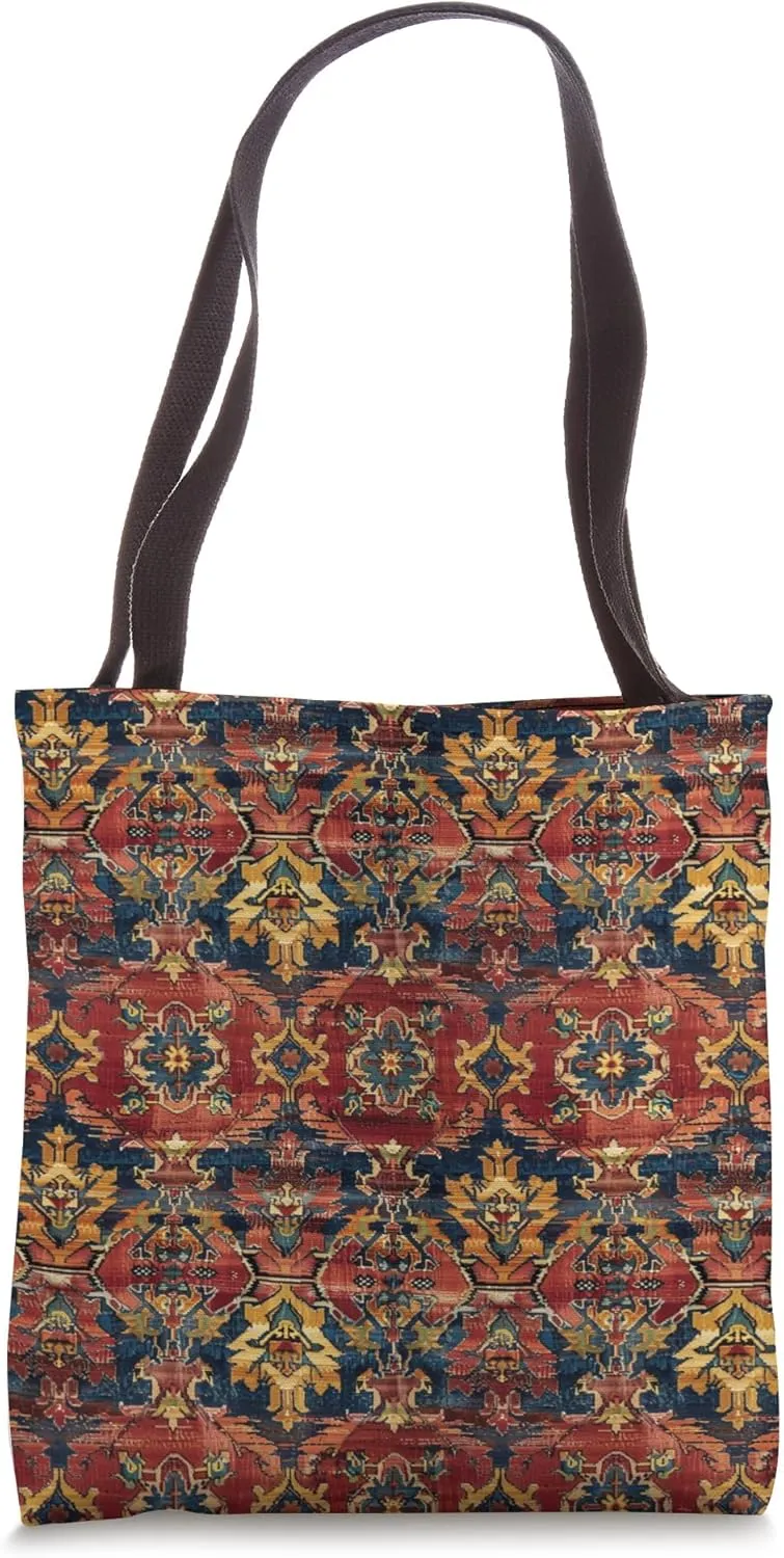 Oriental Rug Pattern Tote Bag