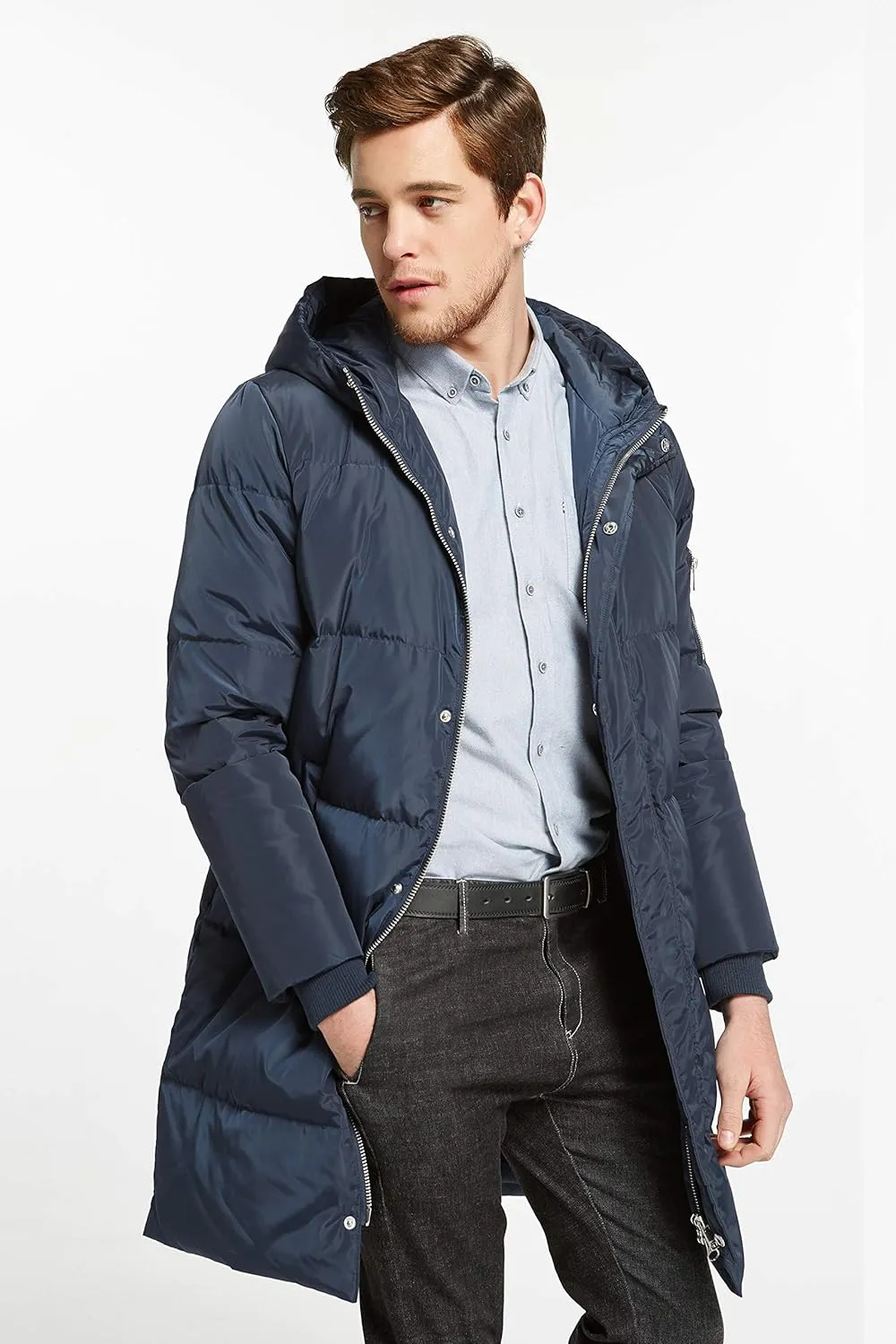 Orolay Men’s Thickened Down Jacket Winter Warm Down Coat