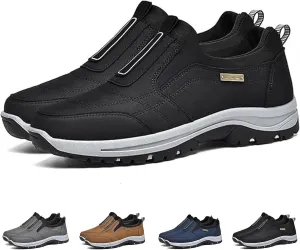 Orthopedic Walking Shoes, Men's Comfortable Waterproof Breathable Orthopedic Walking Shoes Hiking Shoes
