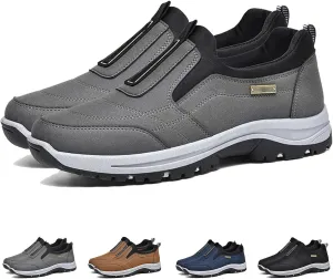 Orthopedic Walking Shoes, Men's Comfortable Waterproof Breathable Orthopedic Walking Shoes Hiking Shoes