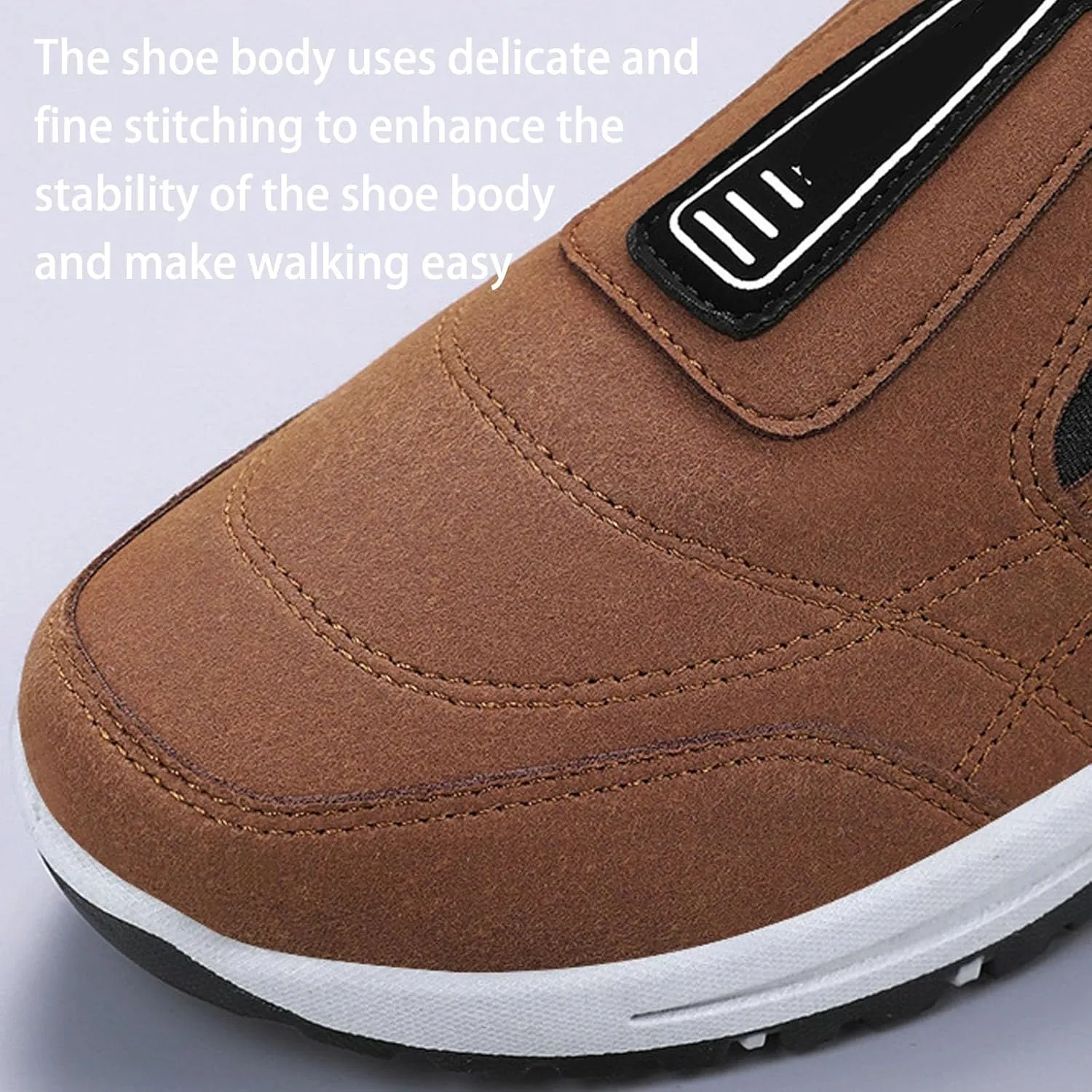 Orthopedic Walking Shoes, Men's Comfortable Waterproof Breathable Orthopedic Walking Shoes Hiking Shoes