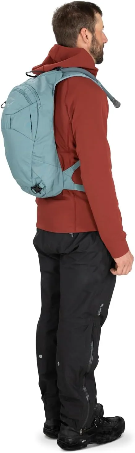 Osprey Glade 12L Ski and Snowboard Backpack with Hydraulics Water Reservoir, Celestine Blue