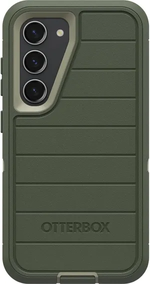 OtterBox Galaxy S23 (Only) - Defender Series Case - Lichen The Trek (Green), Rugged & Durable - with Port Protection - Case Only - Microbial Defense Protection - Non-Retail Packaging