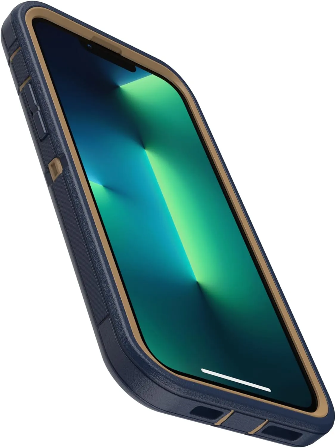 OtterBox iPhone 13 Pro Max & iPhone 12 Pro Max (Only) - Defender Series Screenless Edition Case - Blue Suede Shoes - Case Only - Microbial Defense Protection - Non-Retail Packaging