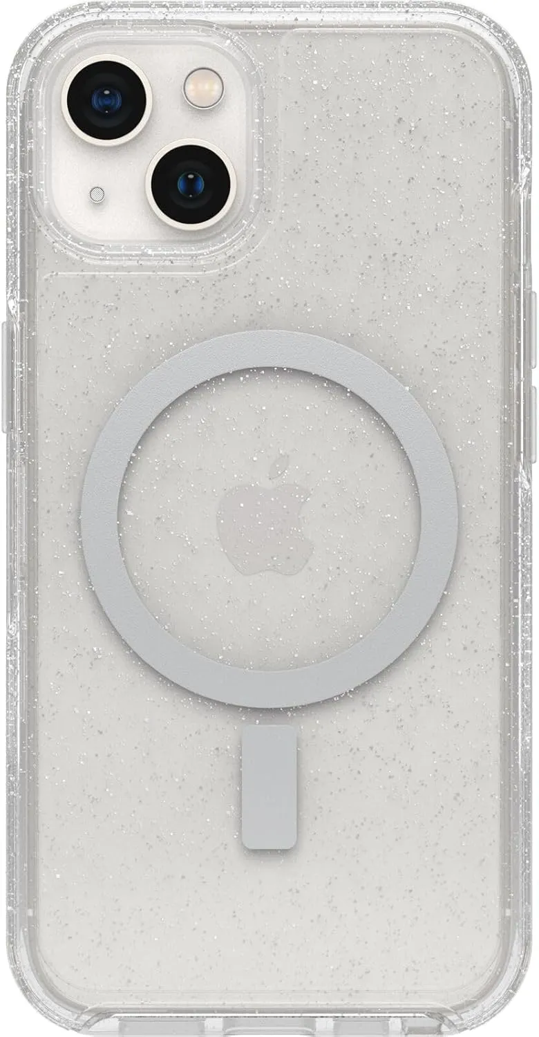 OtterBox iPhone 13 Symmetry Series  Case - Stardust, Ultra-Sleek, Snaps to MagSafe, Raised Edges Protect Camera & Screen