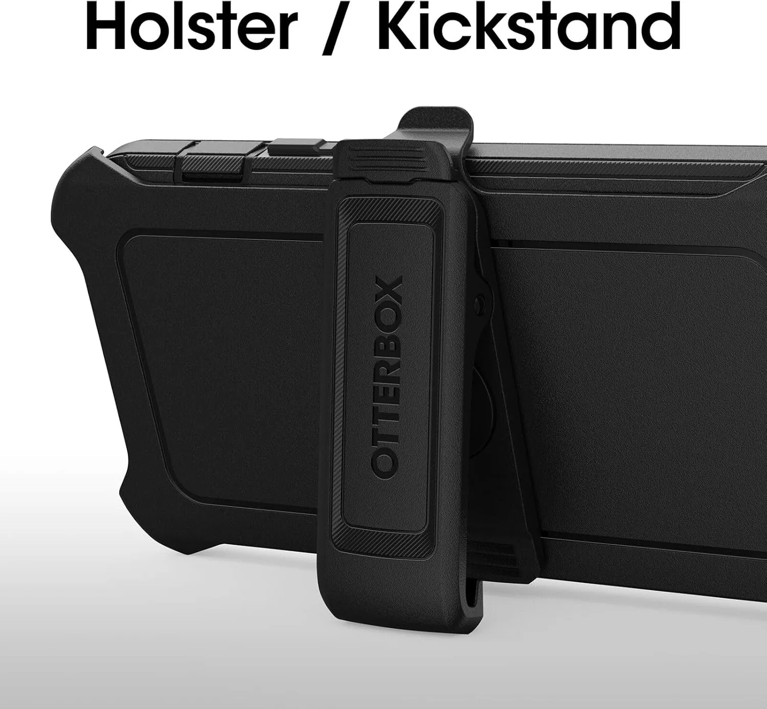 OtterBox iPhone 14 & iPhone 13 (Only) - Defender Series Case - Black - Rugged & Durable - with Port Protection - Includes Holster Clip Kickstand - Non-Retail Packaging