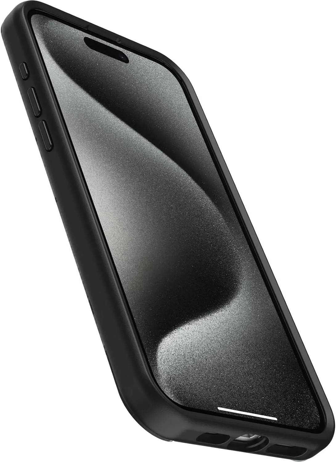 OtterBox iPhone 15 Pro MAX (Only) Symmetry Series Case - Burnout Sky (Black), Snaps to MagSafe, Ultra-Sleek, Raised Edges Protect Camera & Screen