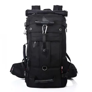 Outdoor 40L Large Capacity Oxford Backpack Multifunctional Bag for Camping Hiking Climbing Travelling Black