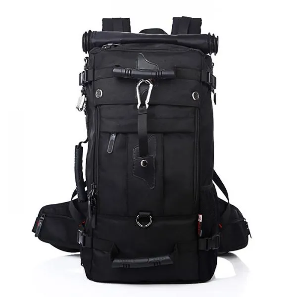 Outdoor 40L Large Capacity Oxford Backpack Multifunctional Bag for Camping Hiking Climbing Travelling Black