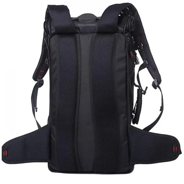 Outdoor 40L Large Capacity Oxford Backpack Multifunctional Bag for Camping Hiking Climbing Travelling Black