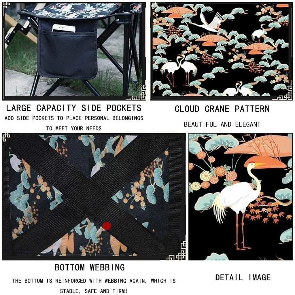 Outdoor Camp Chair Garden Chairs Outdoor Portable Camping Chair Sketching Director's Seater Beach Hiking Fishing BBQ s
