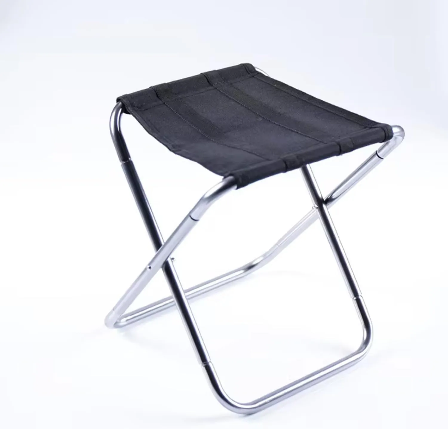 Outdoor Mini Folding Fishing Chair Lightweight Picnic Camping Chair Foldable Aluminium Cloth Portable for Fishing Travel Hiking